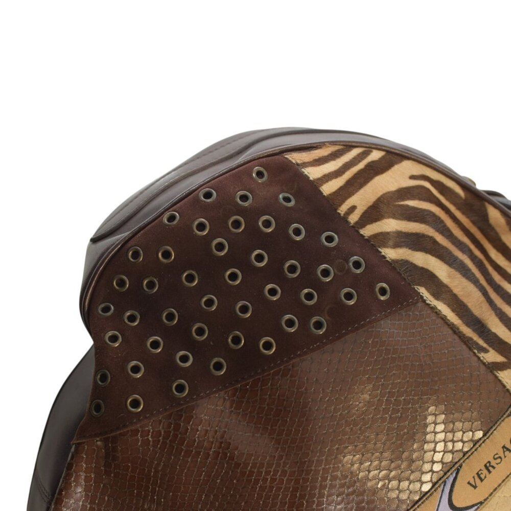 Gianni Versace Patchwork Δερμάτινη Τσάντα Ώμου με… - image 15